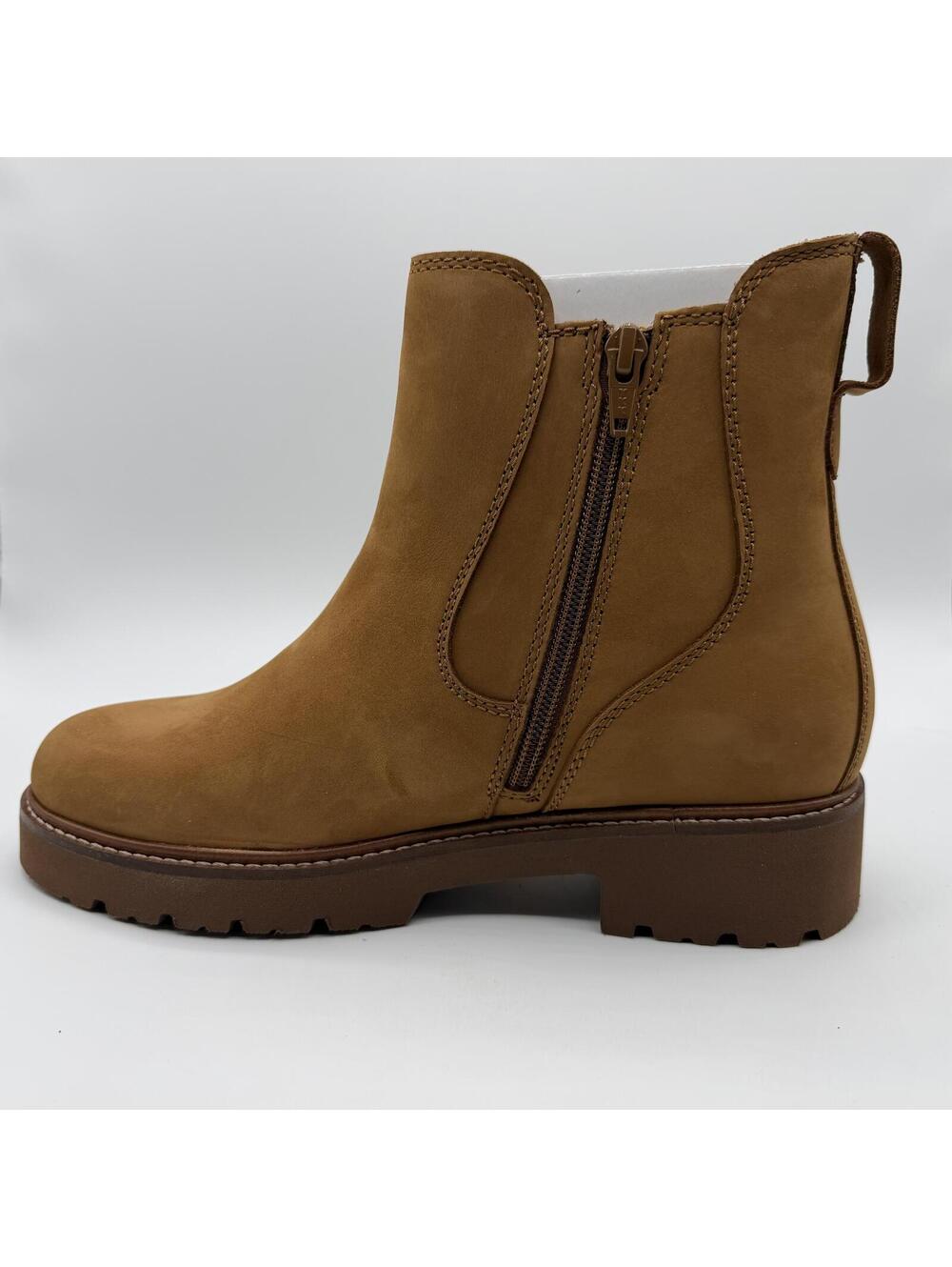Samuel Hubbard Made in Portugal Van Ness Chelsea Boots Nubuck Size 7.5 Tan W1500 - Picture 6 of 11